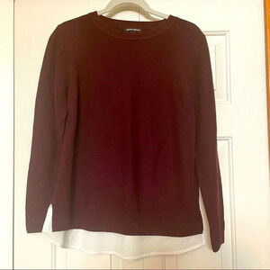 Hilary Radley Shirt Tail Sweater